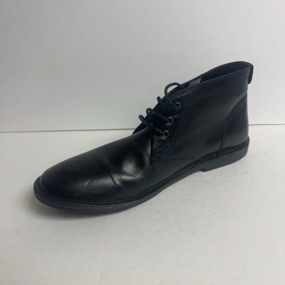 Crown Vintage Mens Casper Chukka Boot Black Size 11.5 M